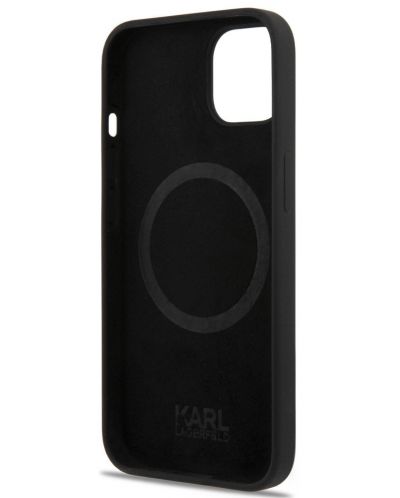 Калъф Karl Lagerfeld - MS Karl and Choupette, iPhone 13/14, черен - 2